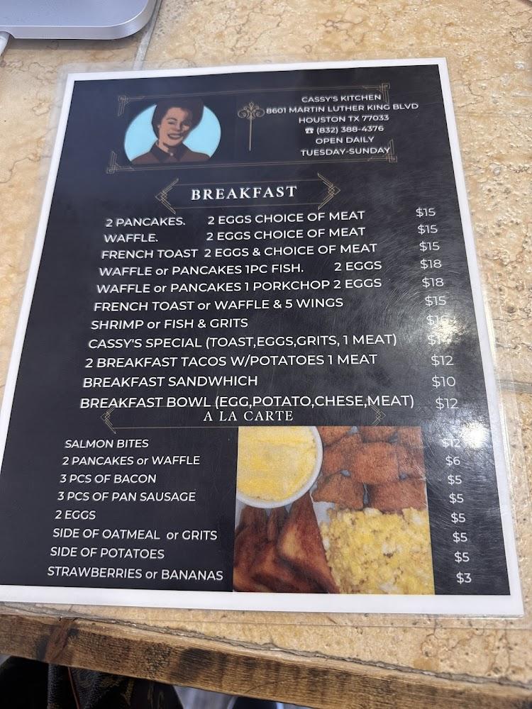 Cassy's Kitchen Menu image 2